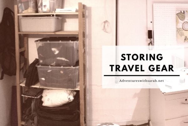 storing travel gear