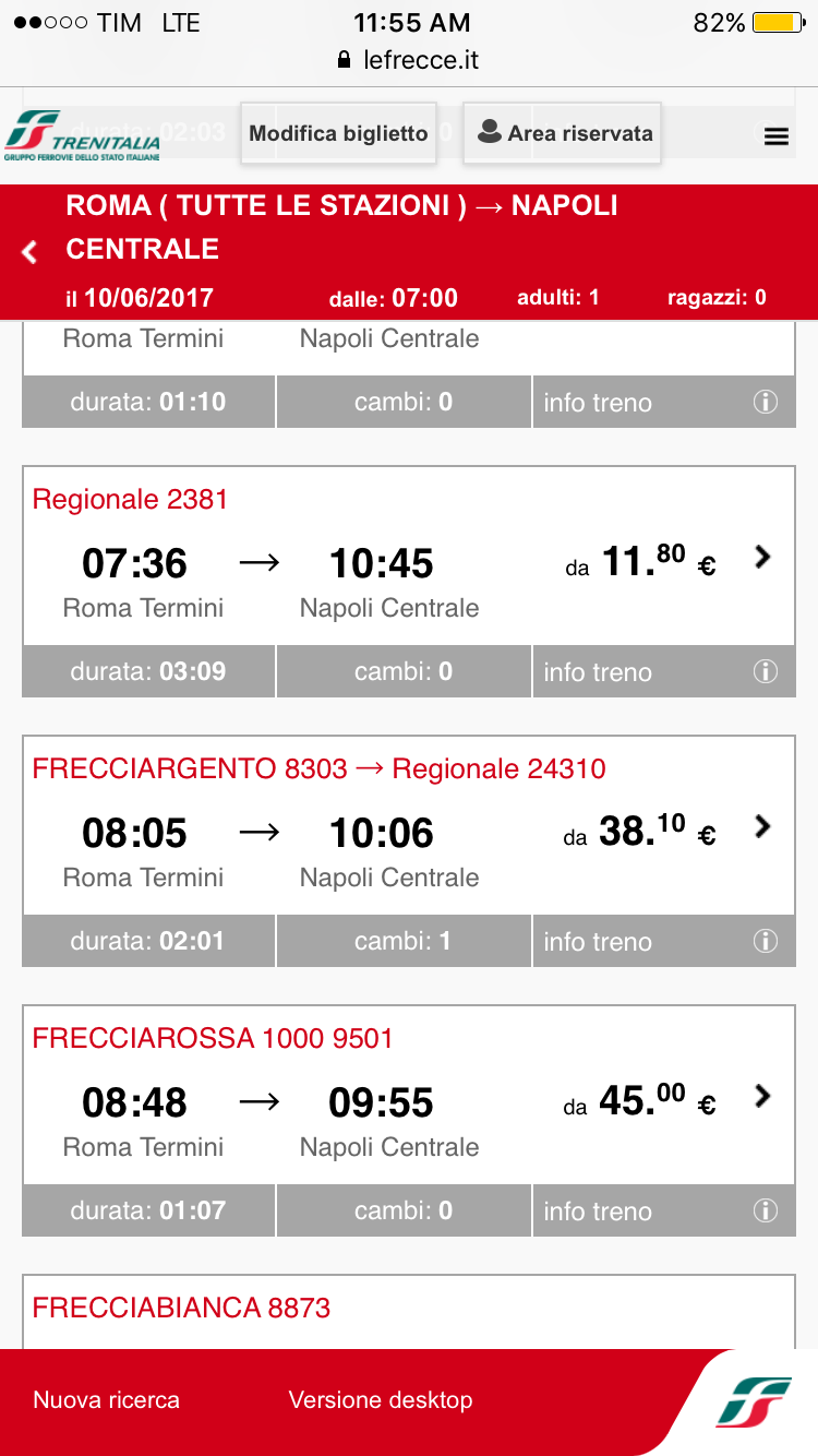 Adventures with Sarah | Blog | Italian Trains and how to use them