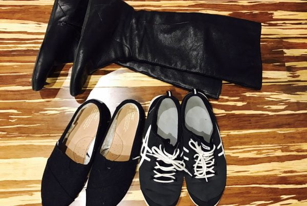 choosing the right shoe for travel blog