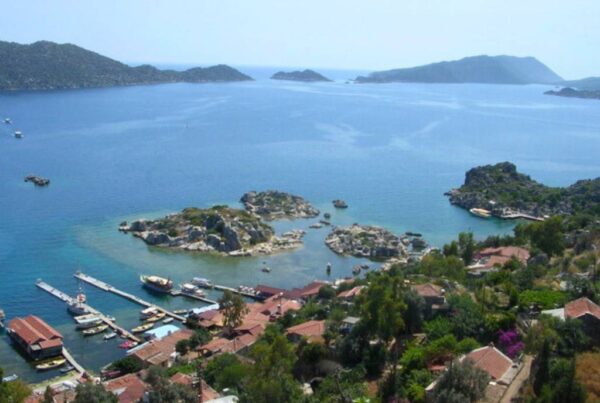 Kas village and sunken town of Kekova on Turkey's Turquoise Coast