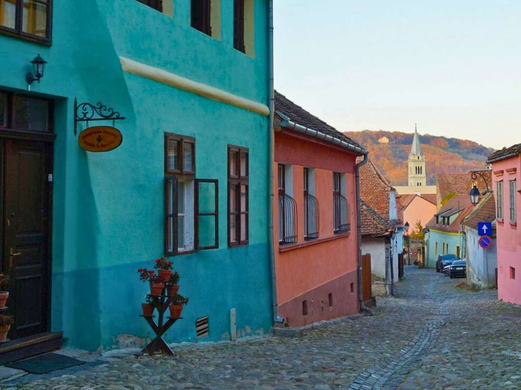 Sighisoara streets romania