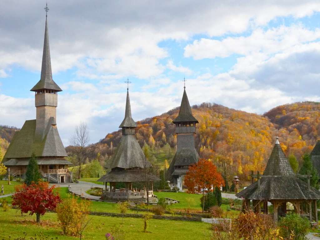 historic sites in romania maramures barsana monastery site