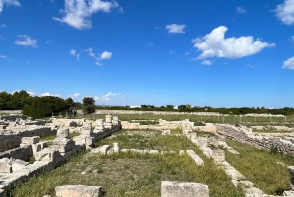 egnazia archeological site in puglia italy