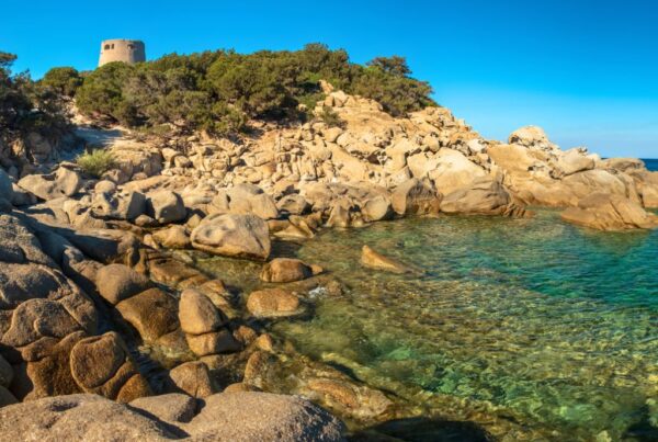 packing for sardinia italy rocky beach