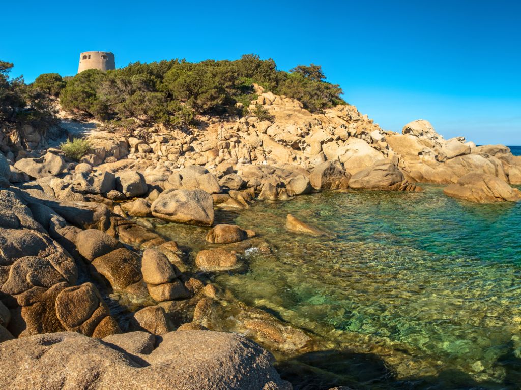 sardinia italy beach cove