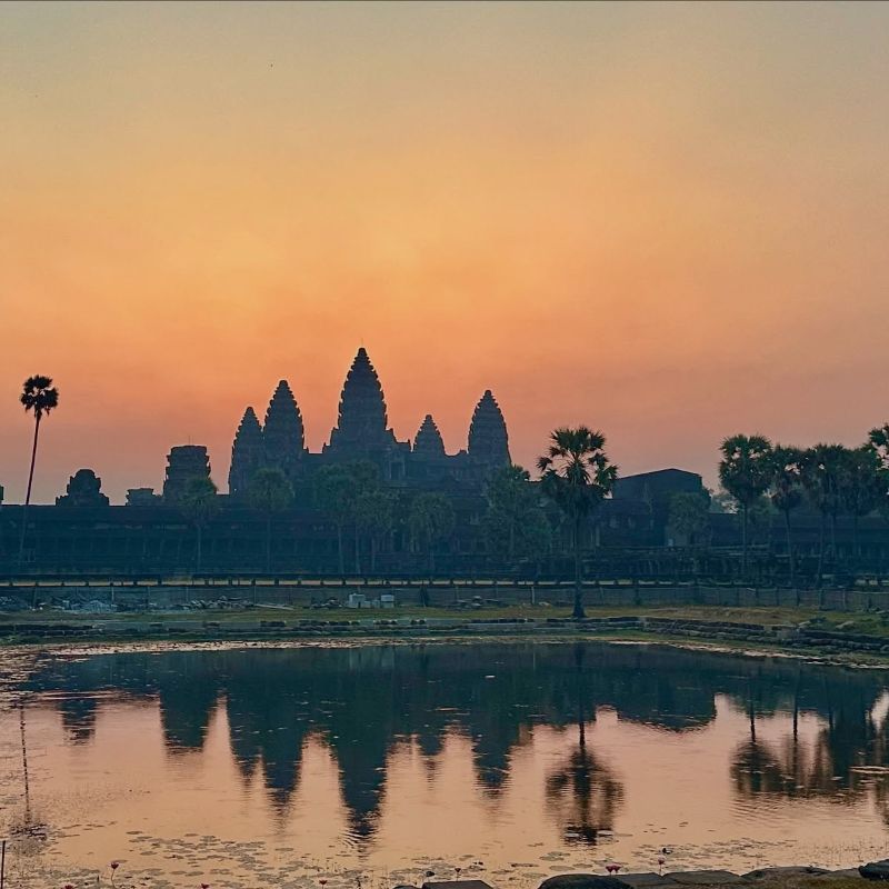 packing for cambodia angkor wat at sunset