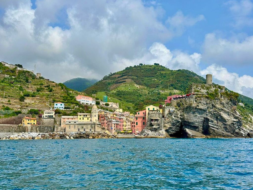 vernazza as seen from the water