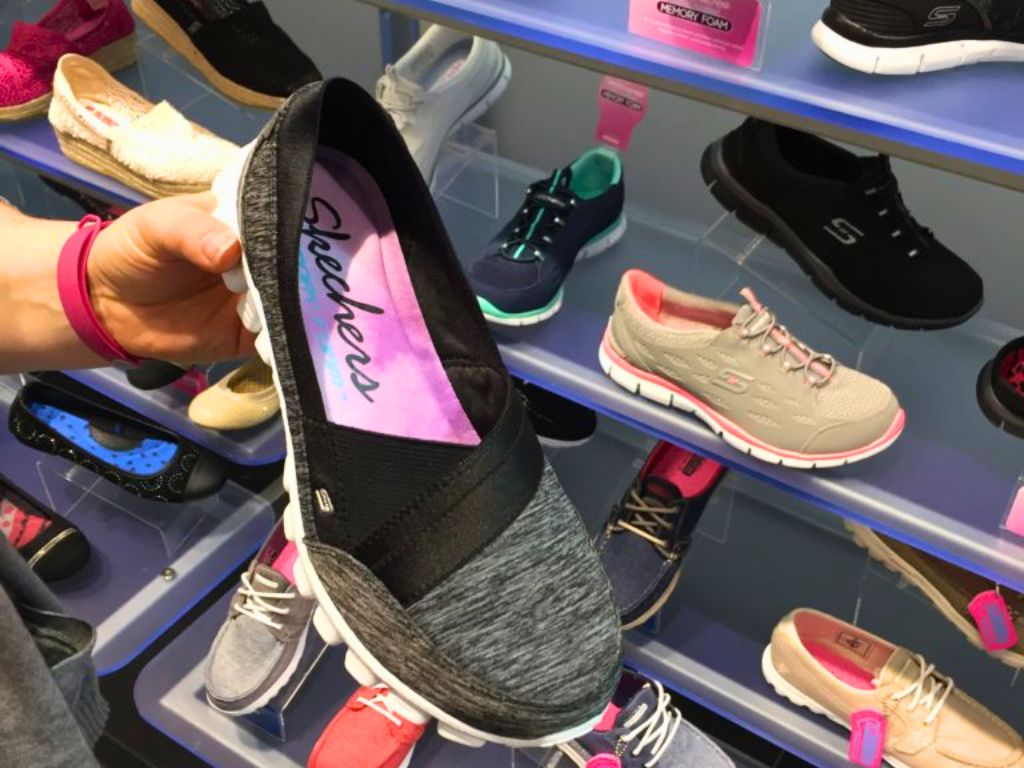 skechers shoe selection in store